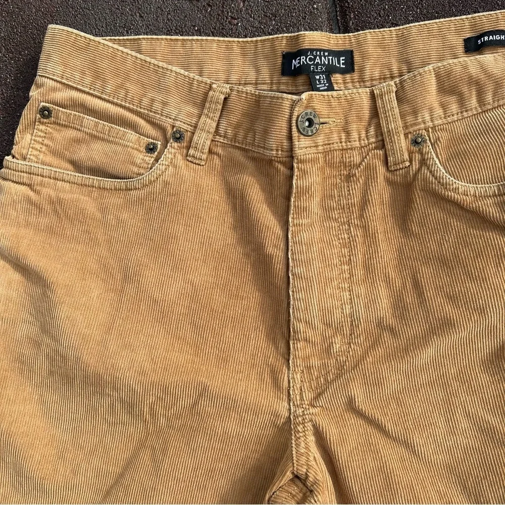 J. CREW Mercantile Flex Men’s Straight Leg Corduroy Pants Size 31/32